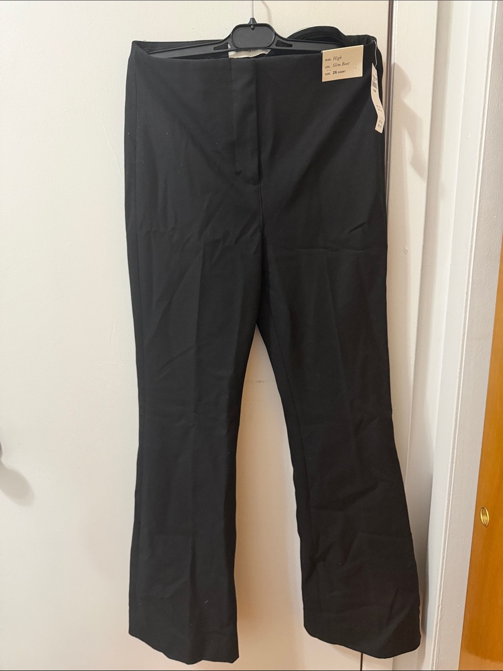 Abercrombie & Fitch Black Boot-Cut Pants